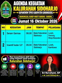 AGENDA 16 OKTOBER 2026